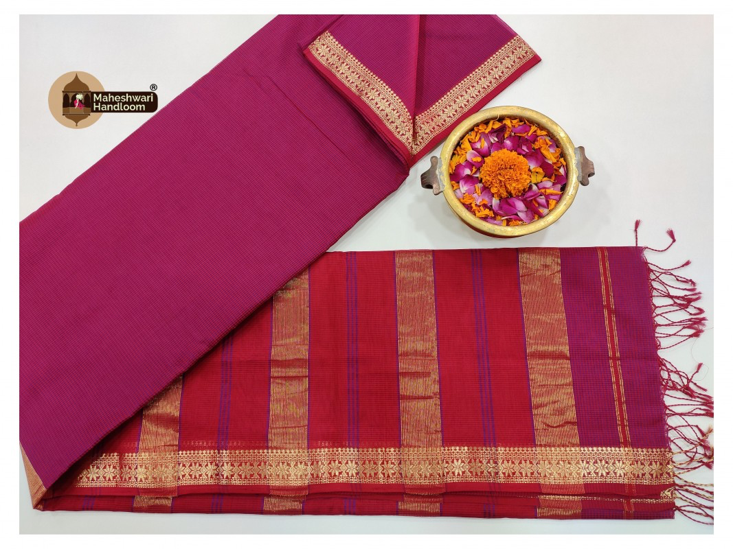 Maheshwari Garbh Reshami Silk Sarees
