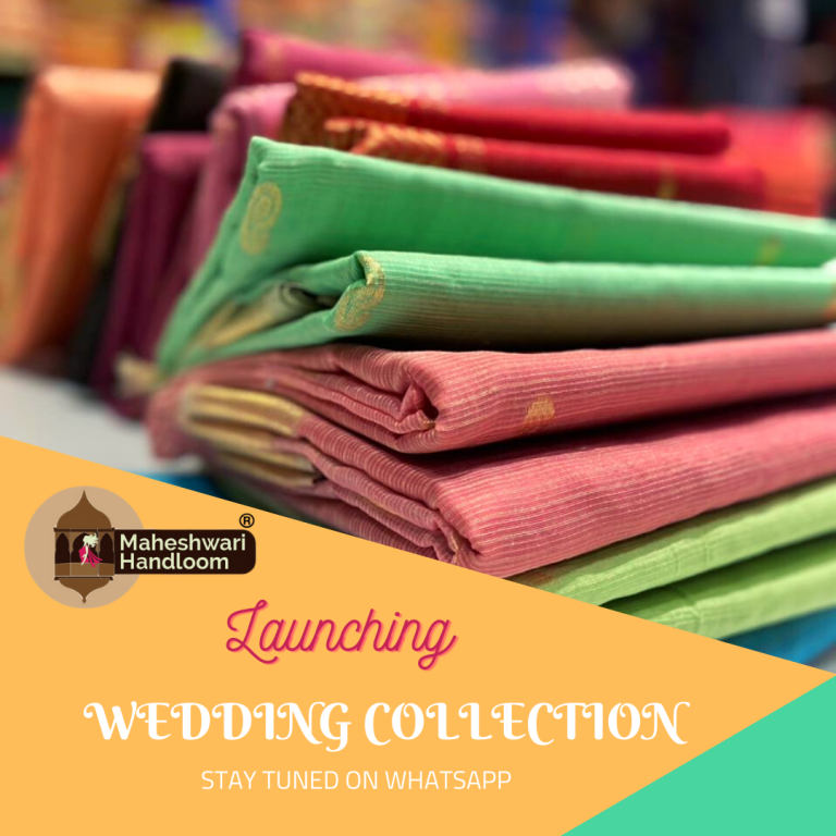 Wedding Maheshwari Sarees by Maheshwari Handloom Works