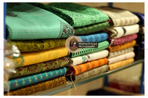 Holly Handblocks - Prints on Maheshwari Handwoven Sarees