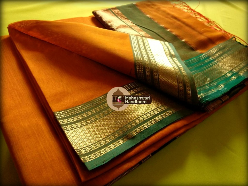 Maheshwari-Chanderi Silk Saree Directly From Weavers