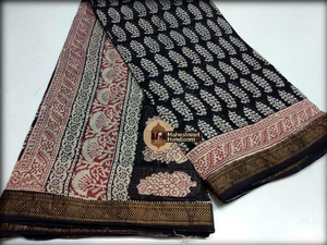 Maheshwari Bagh Print Sarees