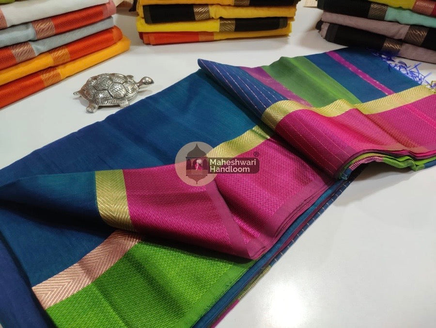 Morpankhi Ganga Jamuna Border Saree 02