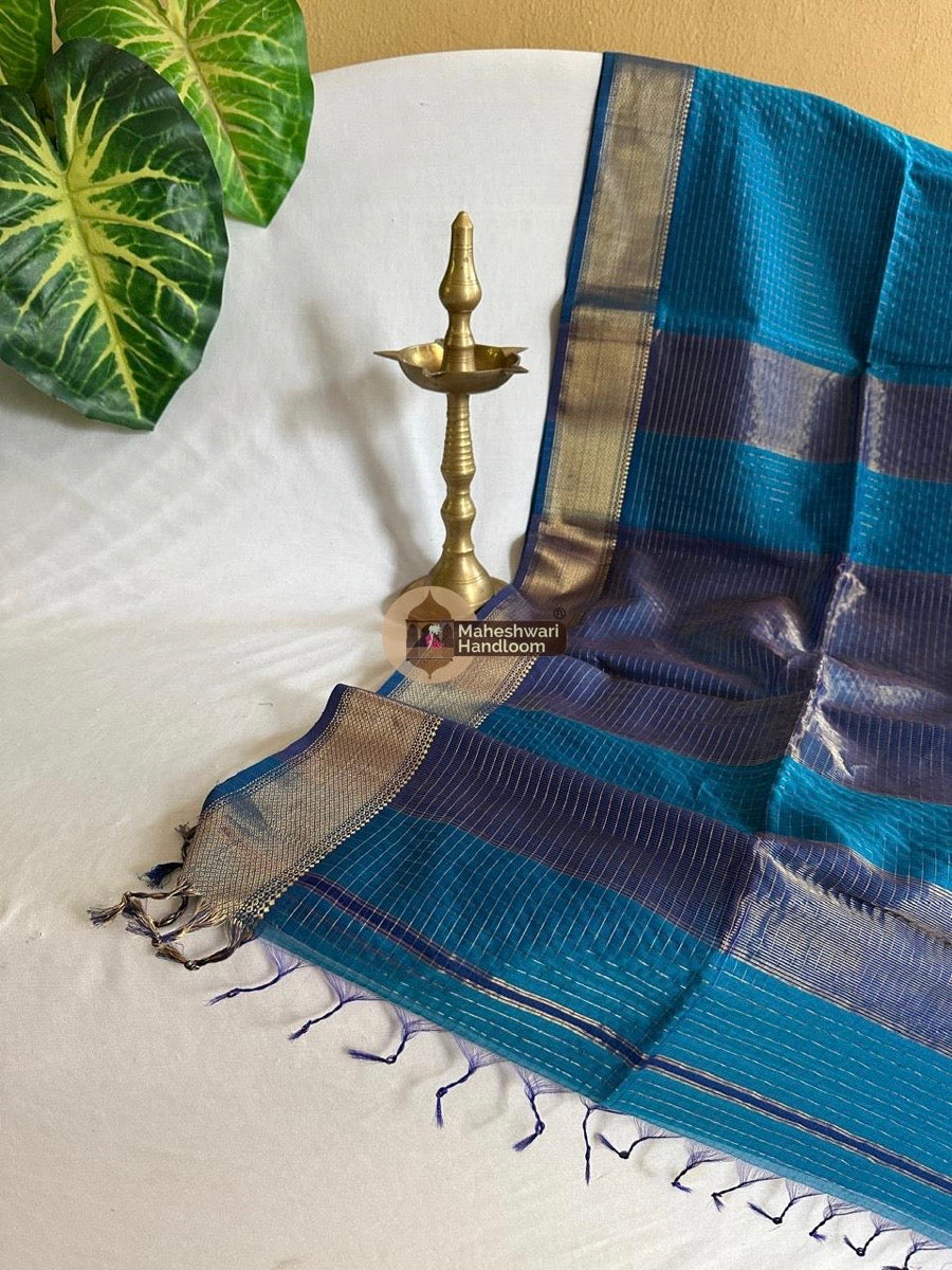 Morpankhi Zari Checks Saree 0110