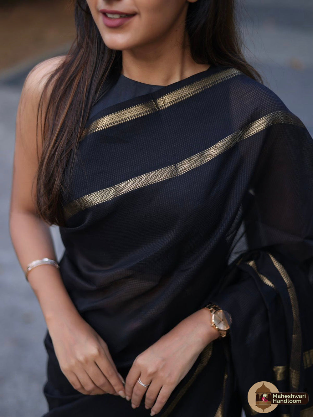 Exclusive Maheswari Self Checks Sarees All Colors