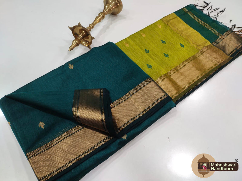 Maheshwari Zari Butti Sarees