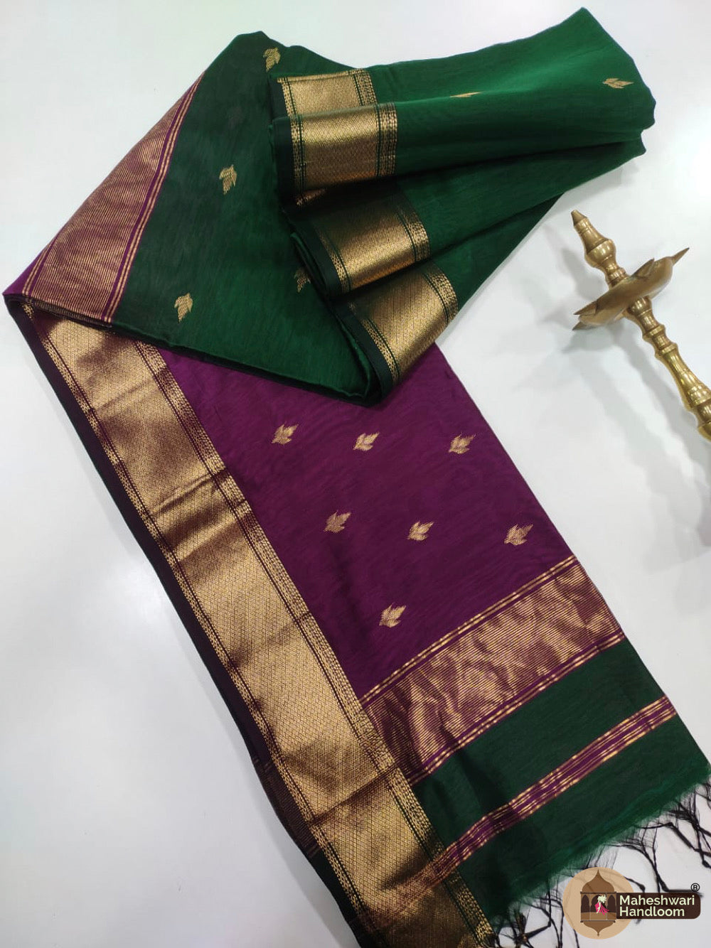 Maheshwari Zari Butti Sarees