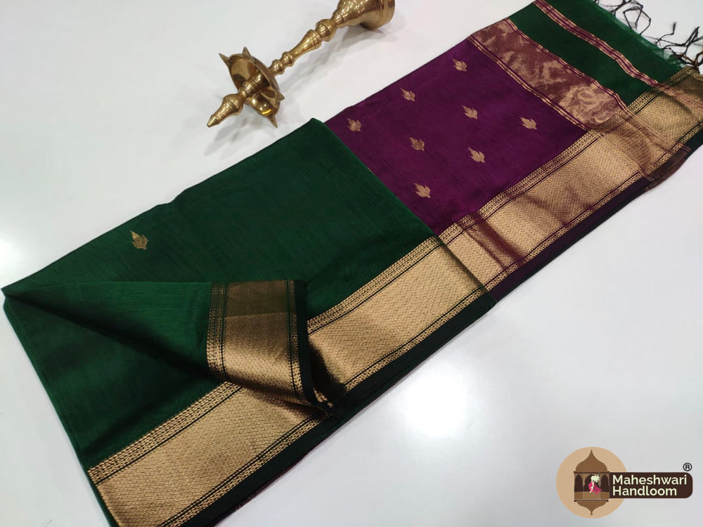 Maheshwari Zari Butti Sarees