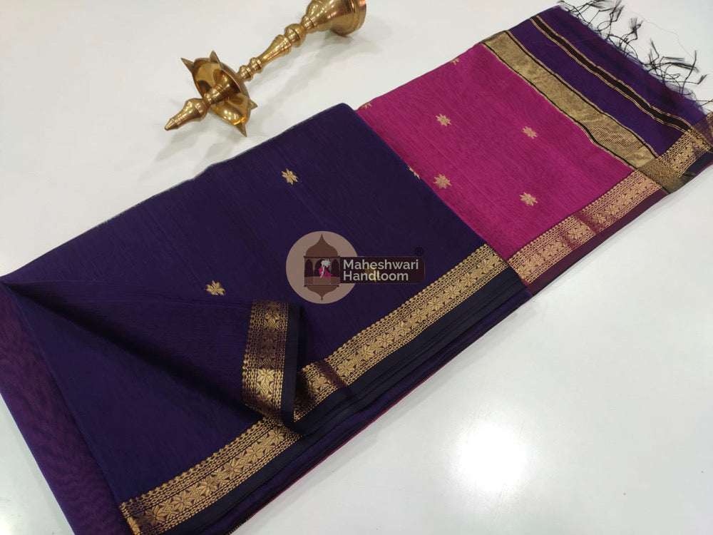 Maheshwari Star Butti Sarees