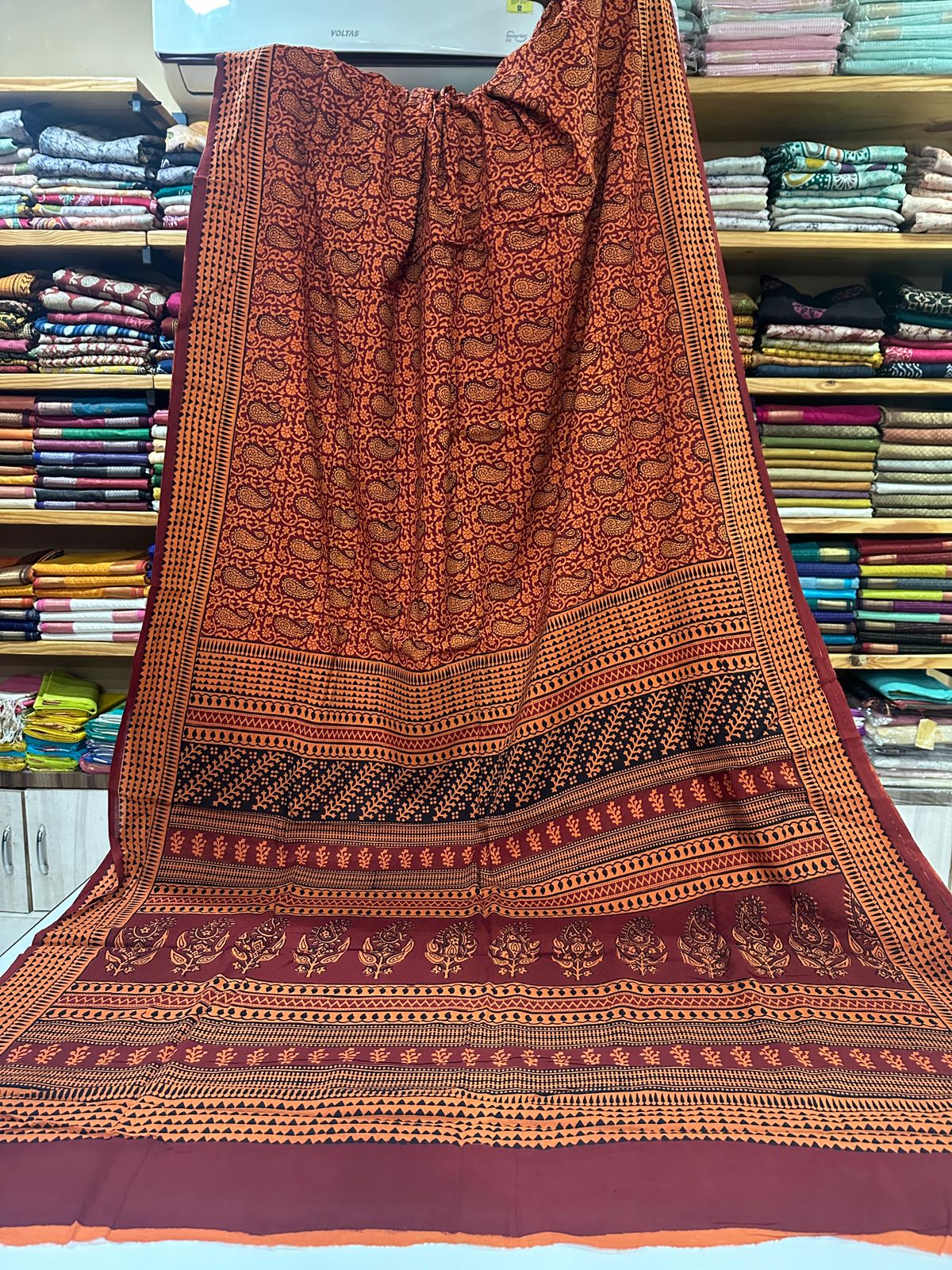 Bagh Print Mul Cotton Sarees