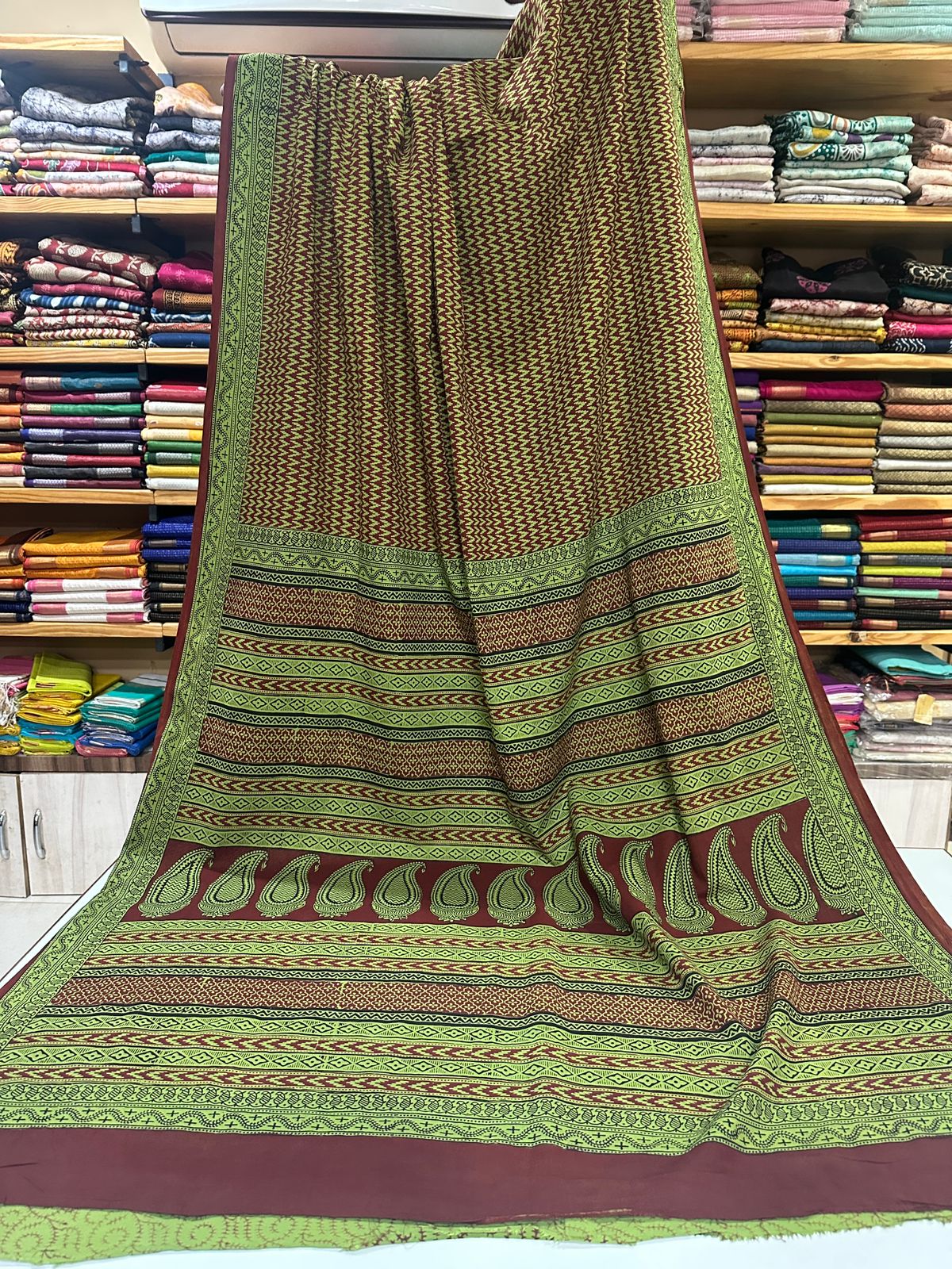 Bagh Print Mul Cotton Sarees