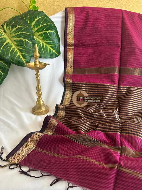 Maheshwari Garbha Reshami  Silk Sarees