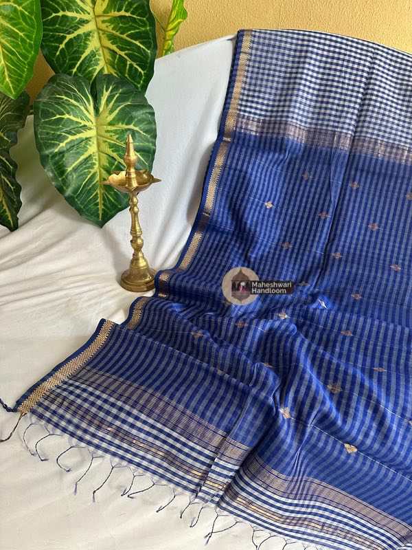 Maheshwari Checks Buti Sarees