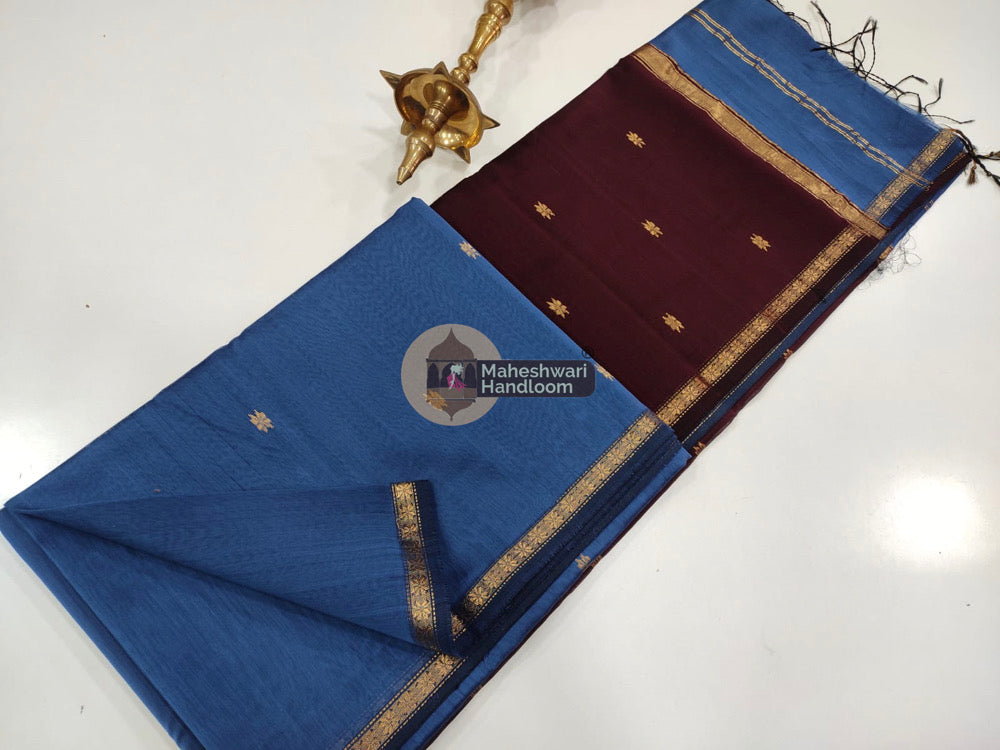 Maheshwari Star Butti Sarees