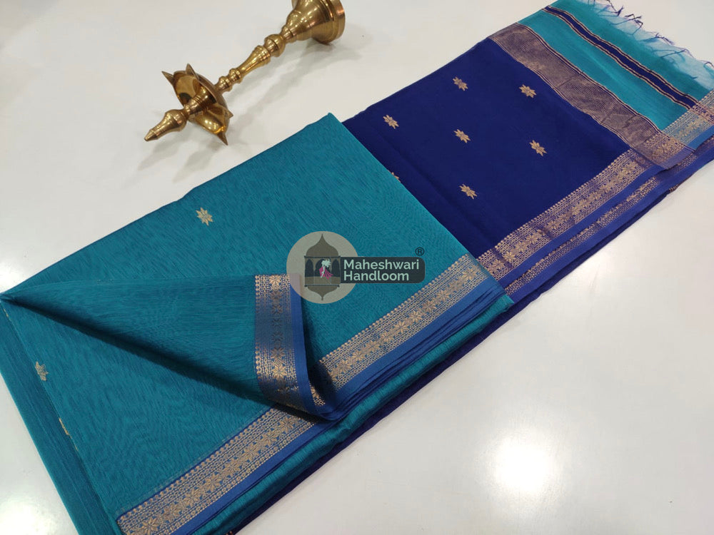 Maheshwari Star Butti Sarees