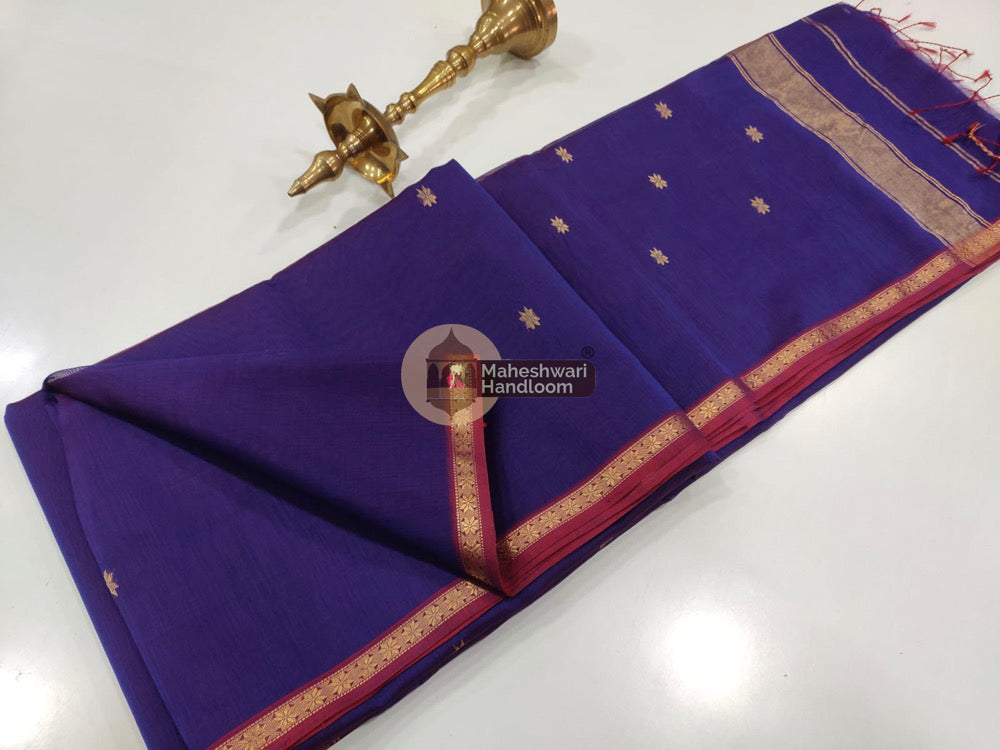 Maheshwari Star Butti Sarees