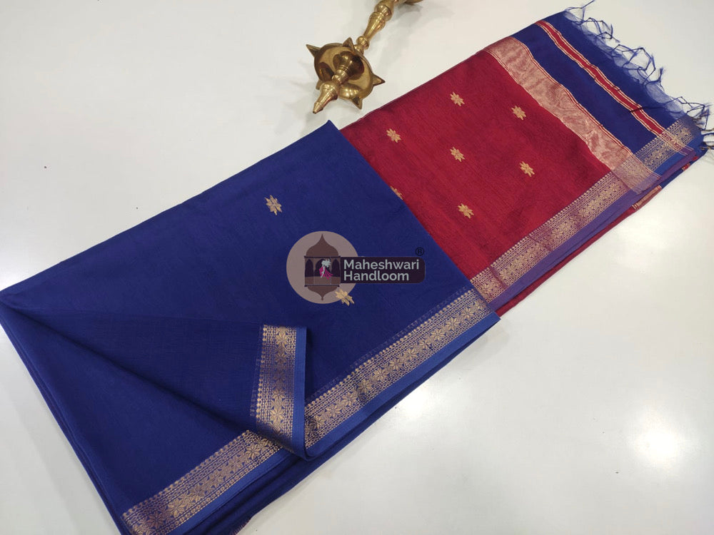 Maheshwari Star Butti Sarees