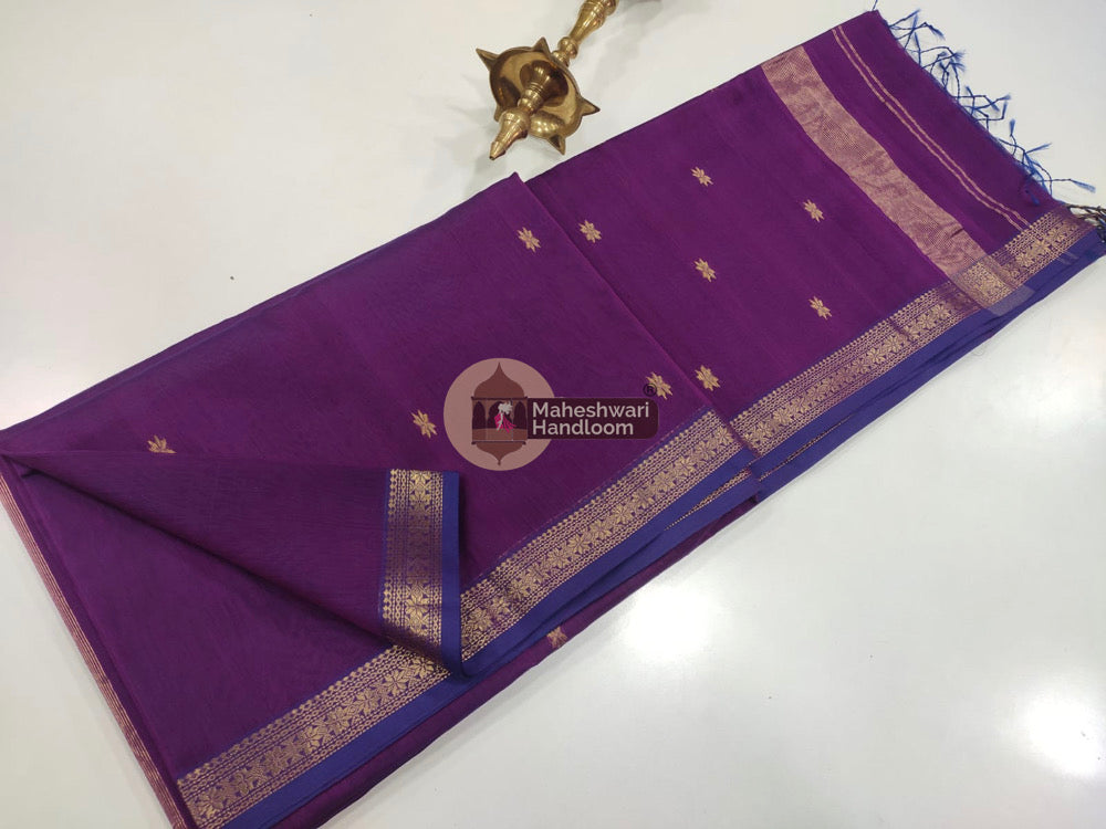 Maheshwari Star Butti Sarees