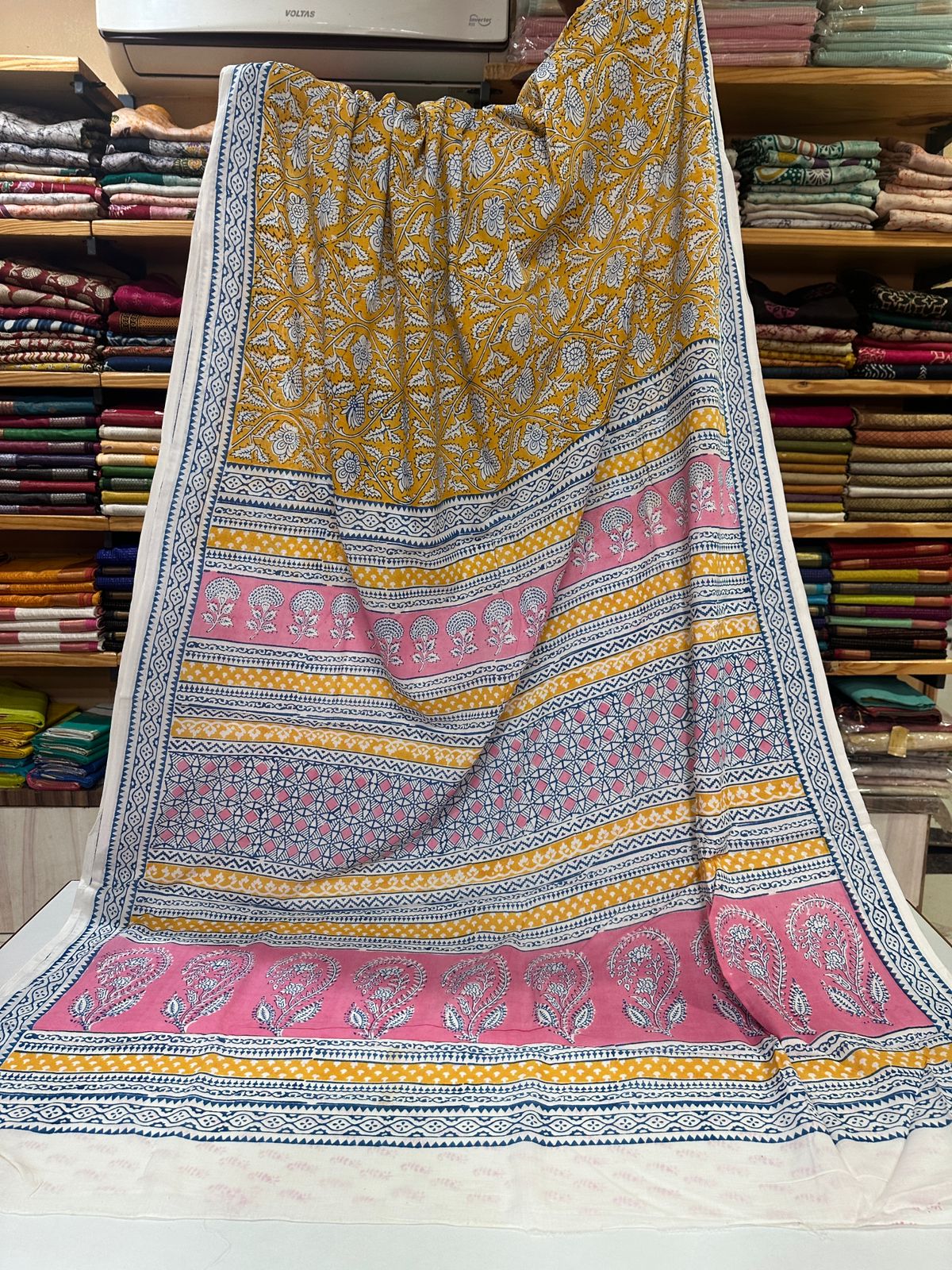 Indigo Bagh Cotton Sarees