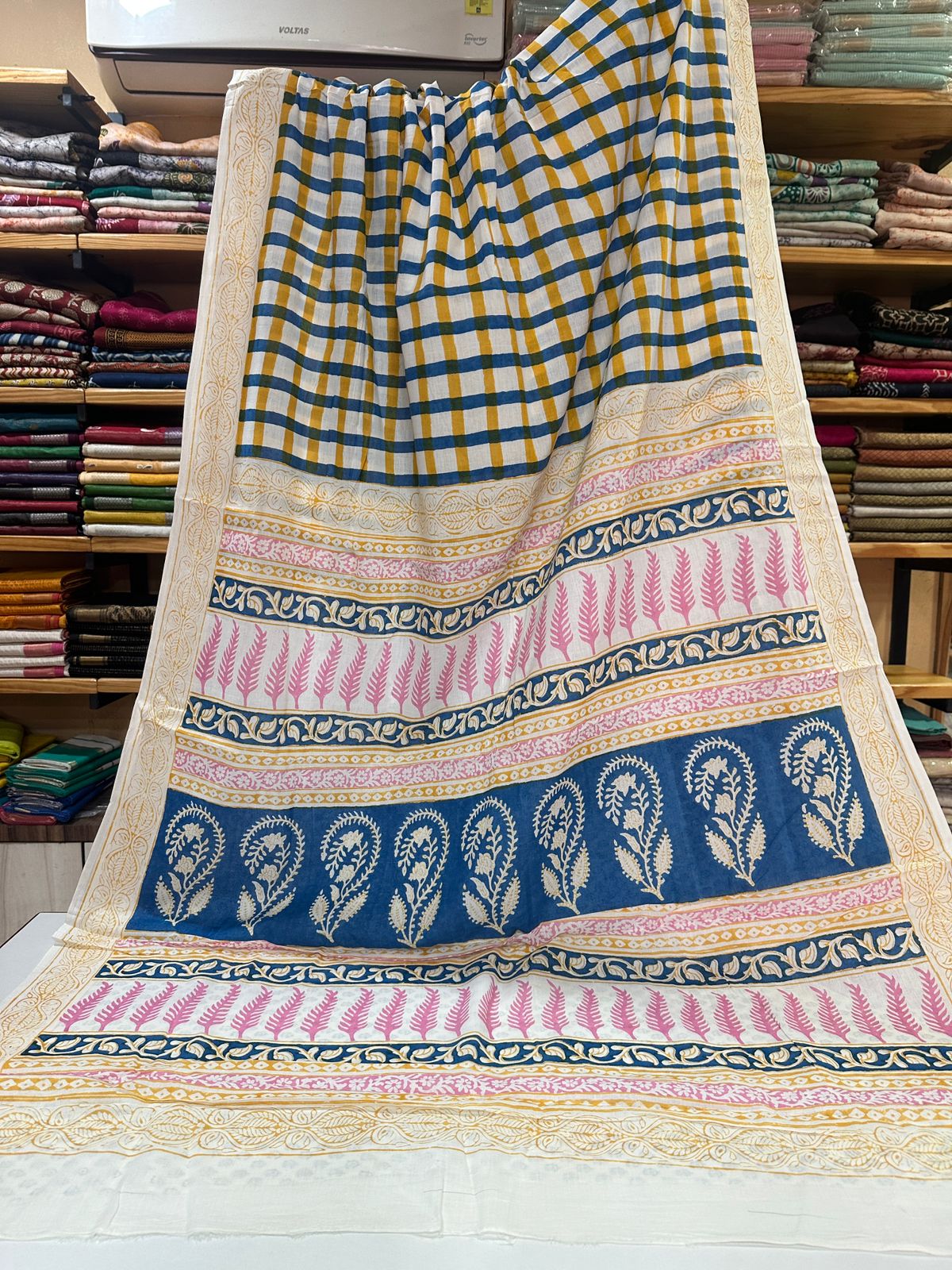 Indigo Bagh Cotton Sarees