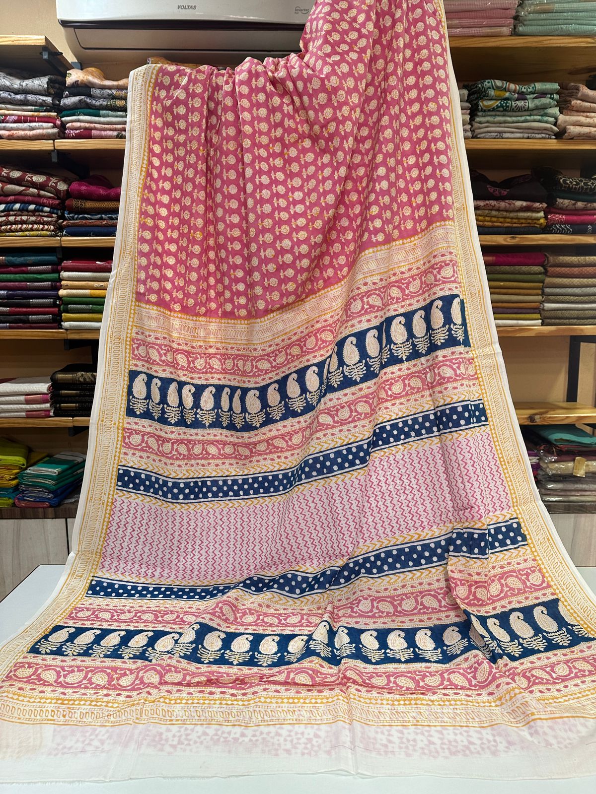 Indigo Bagh Cotton Sarees