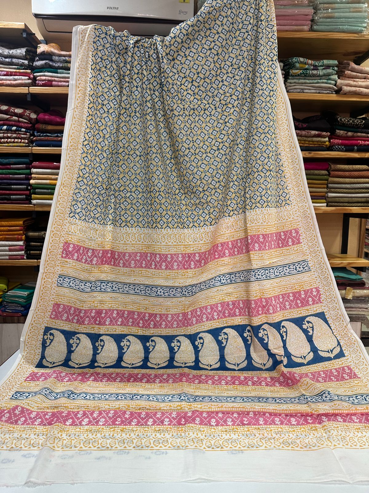 Indigo Bagh Cotton Sarees