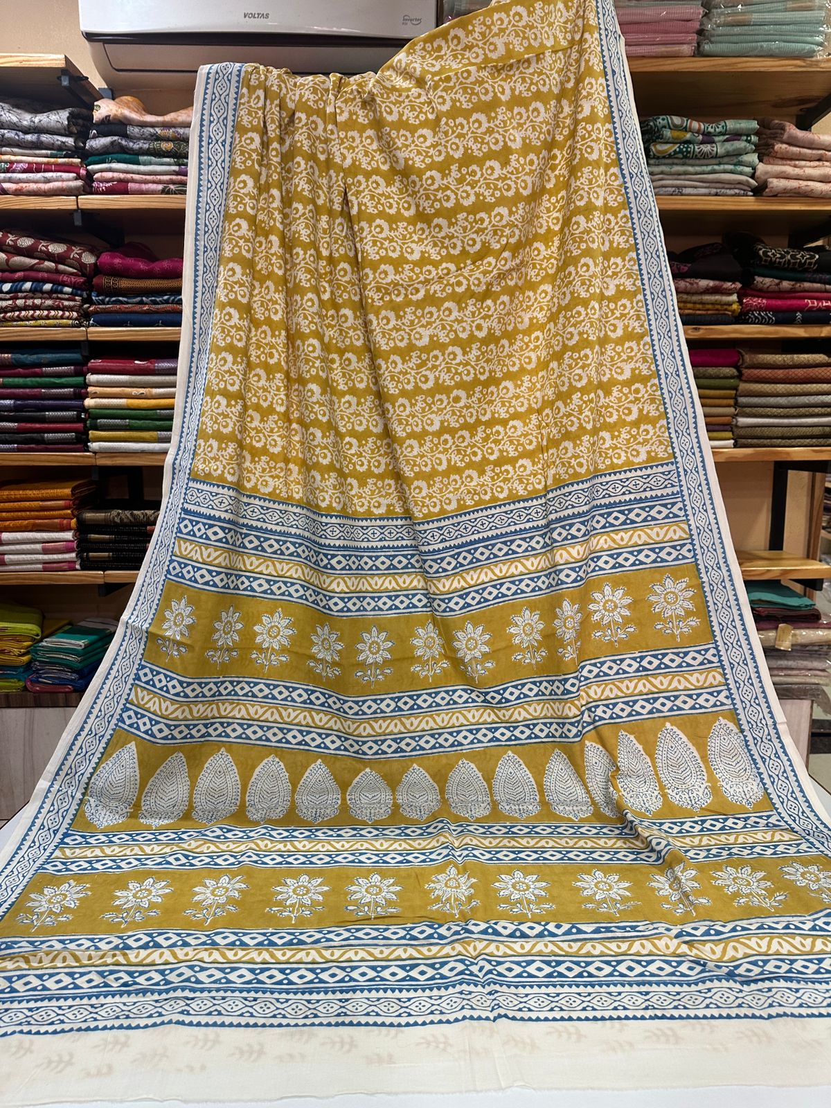 Indigo Bagh Cotton Sarees