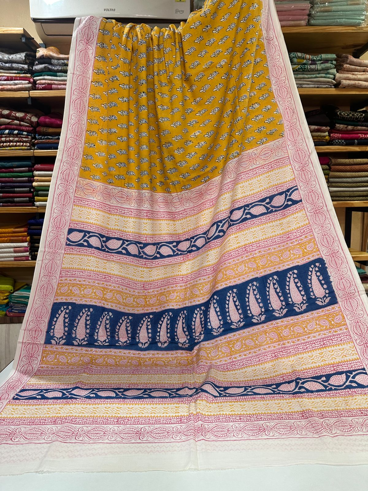 Indigo Bagh Cotton Sarees