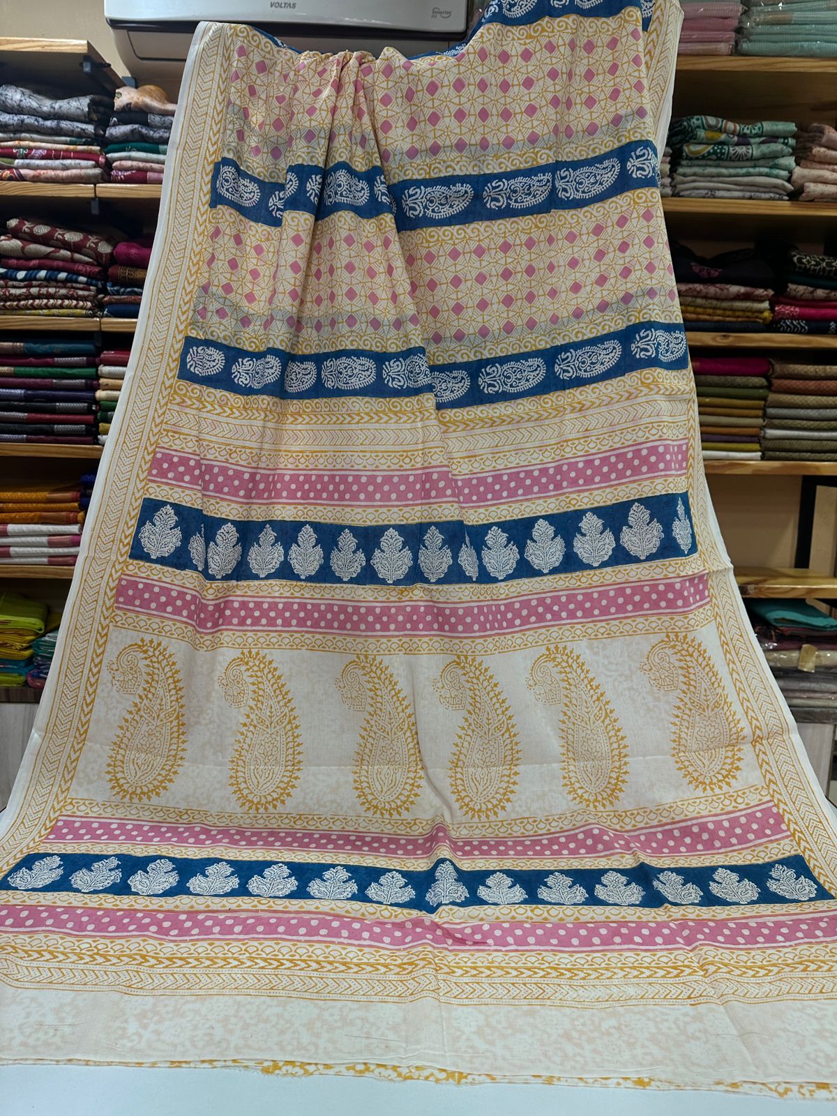 Indigo Bagh Cotton Sarees
