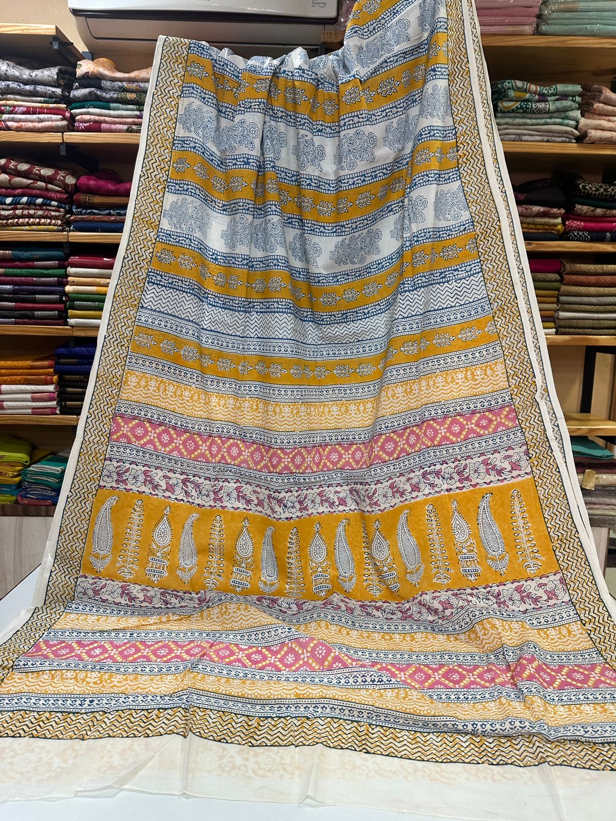 Indigo Bagh Cotton Sarees