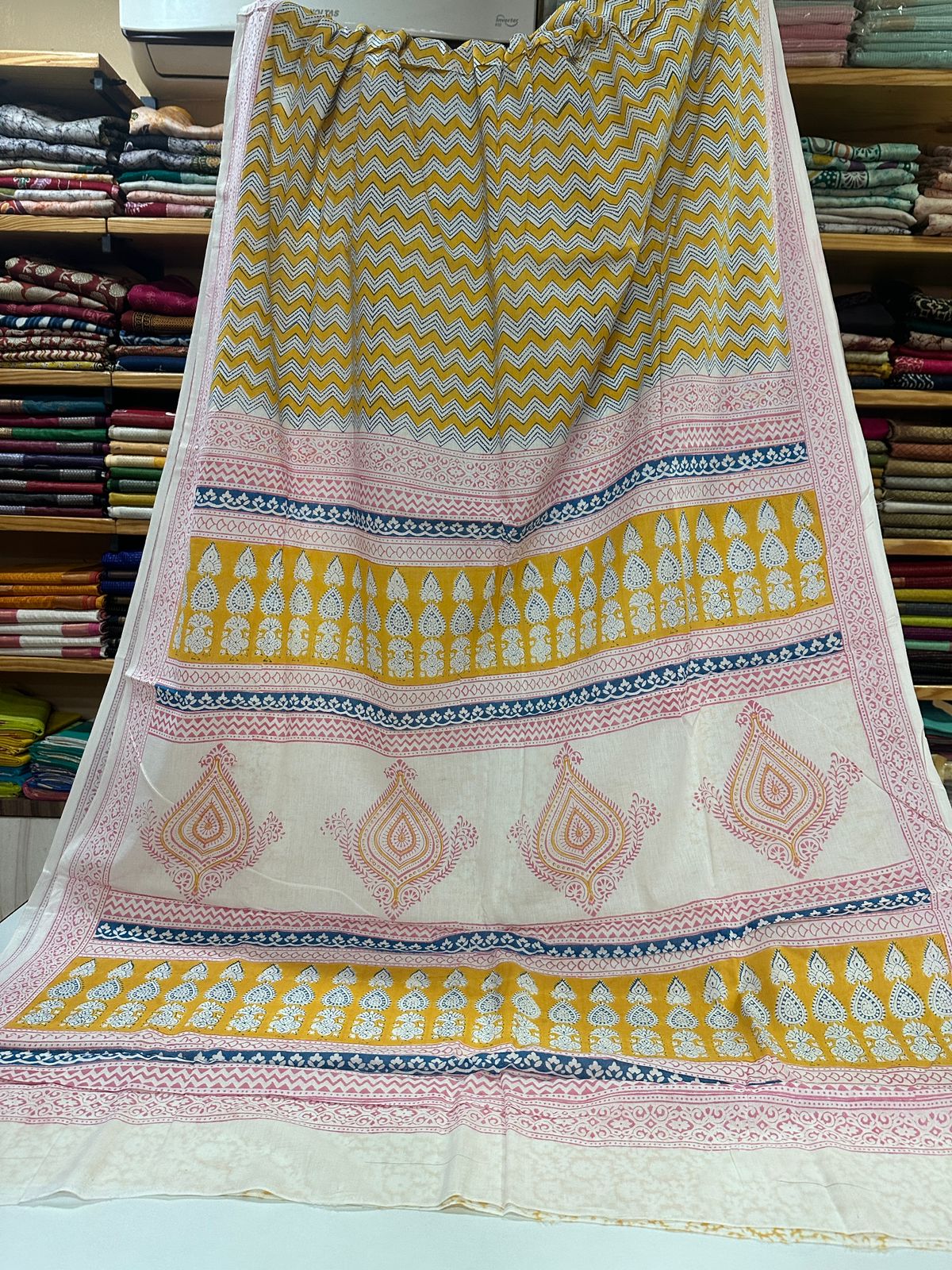Indigo Bagh Cotton Sarees