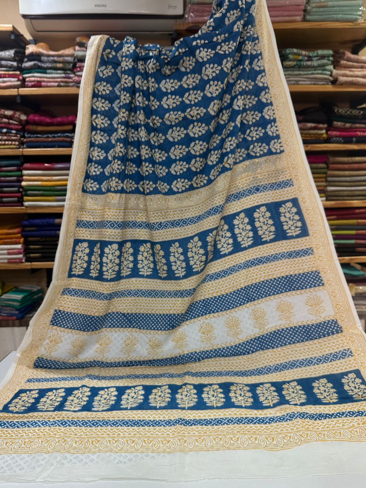 Indigo Bagh Cotton Sarees