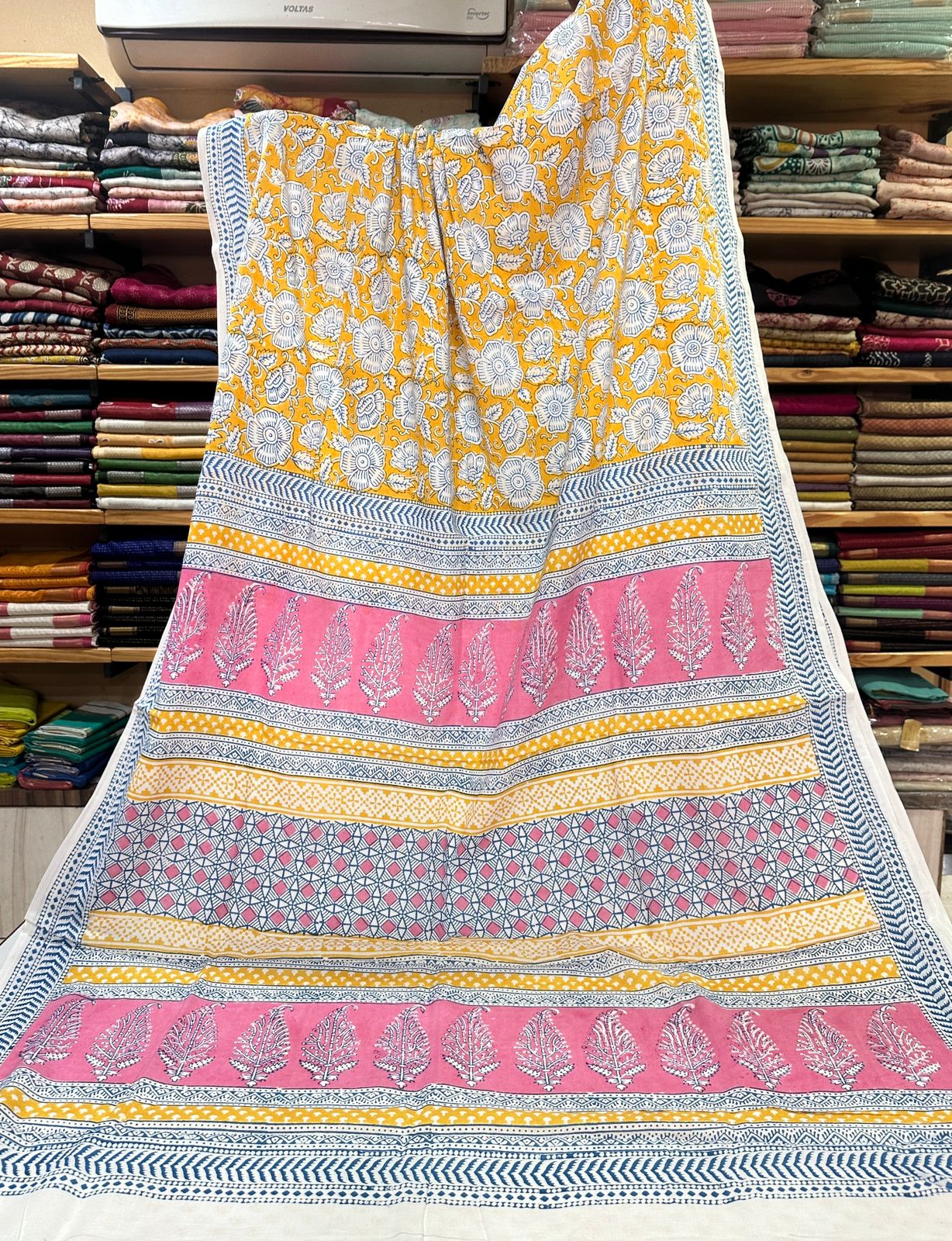 Indigo Bagh Cotton Sarees