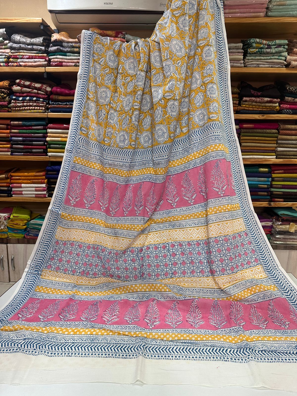 Indigo Bagh Cotton Sarees