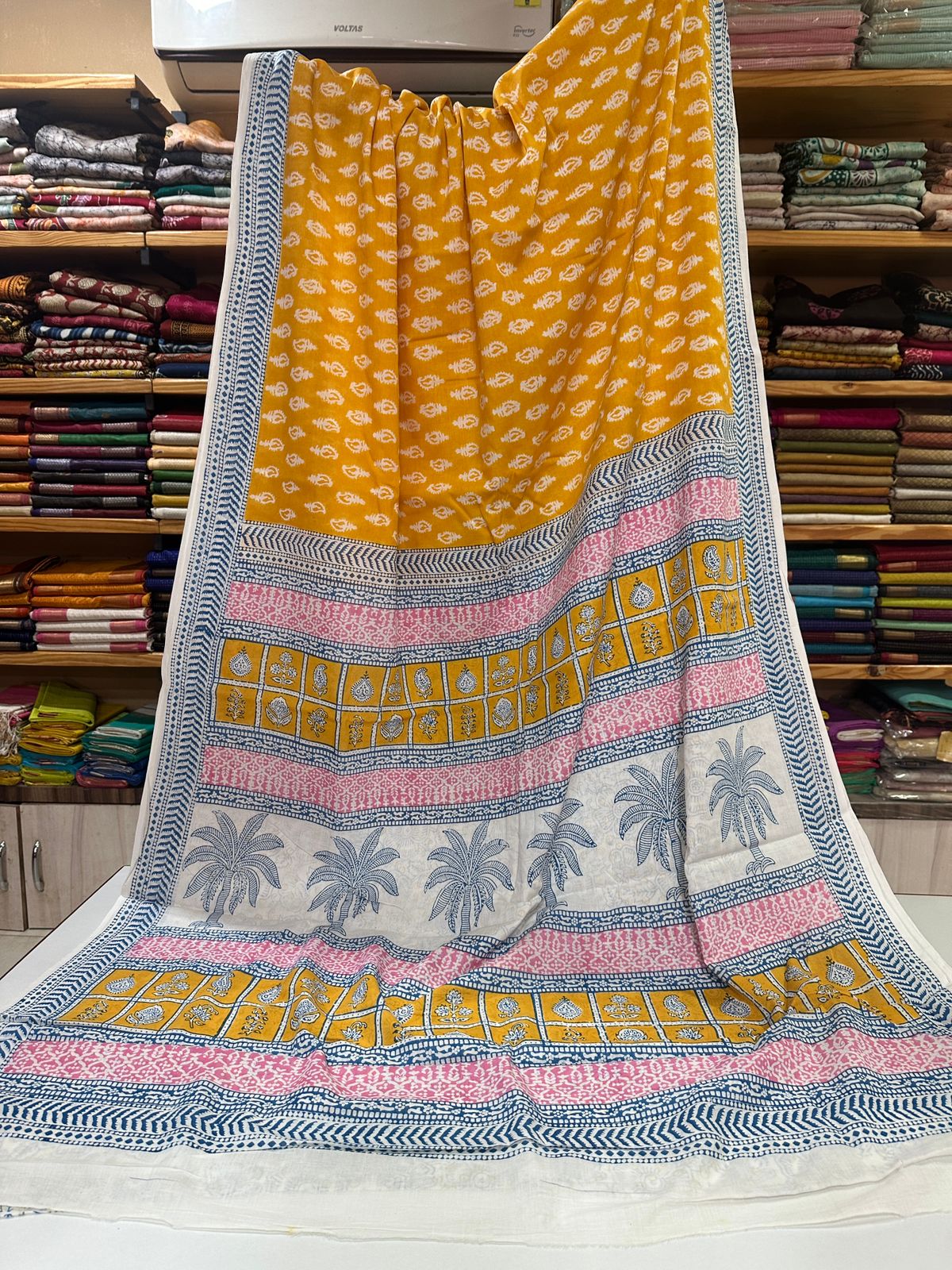 Indigo Bagh Cotton Sarees
