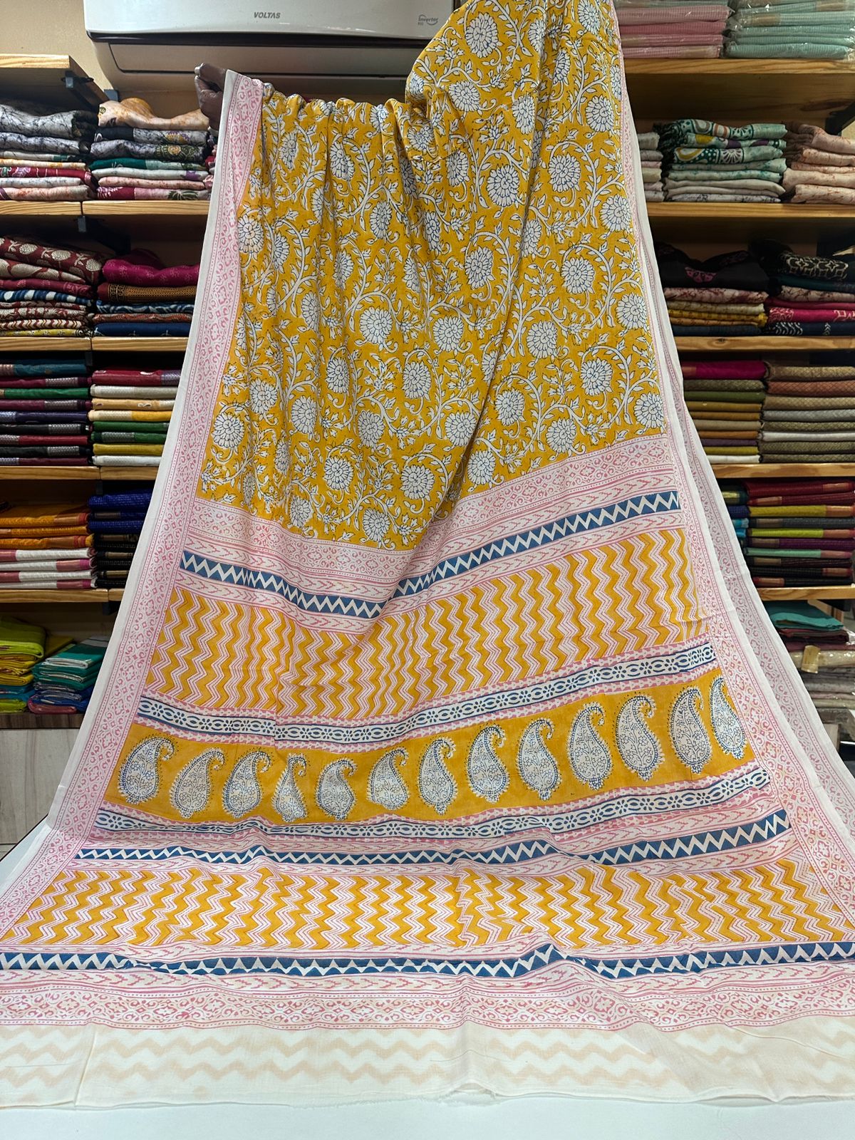 Indigo Bagh Cotton Sarees