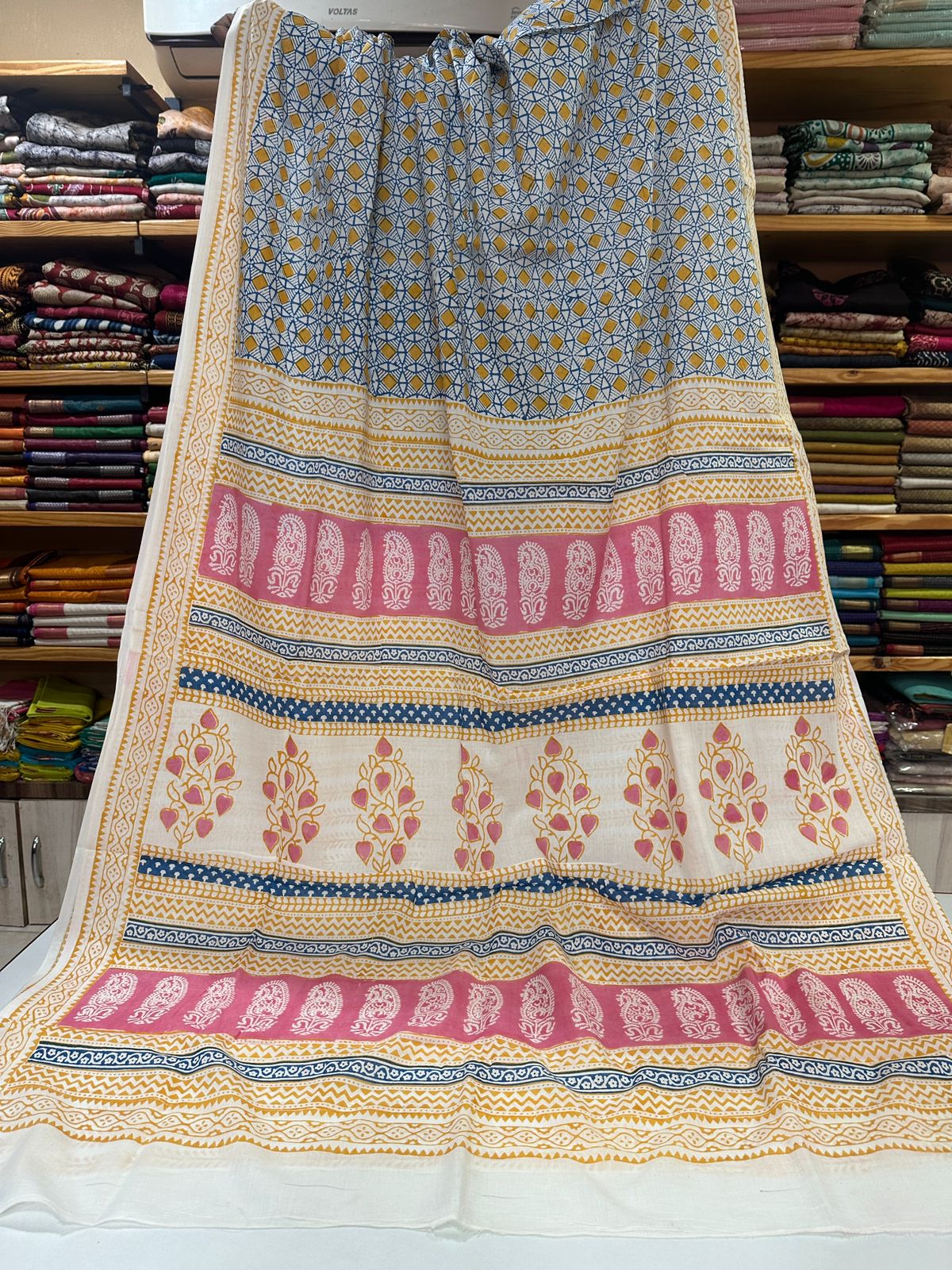 Indigo Bagh Cotton Sarees