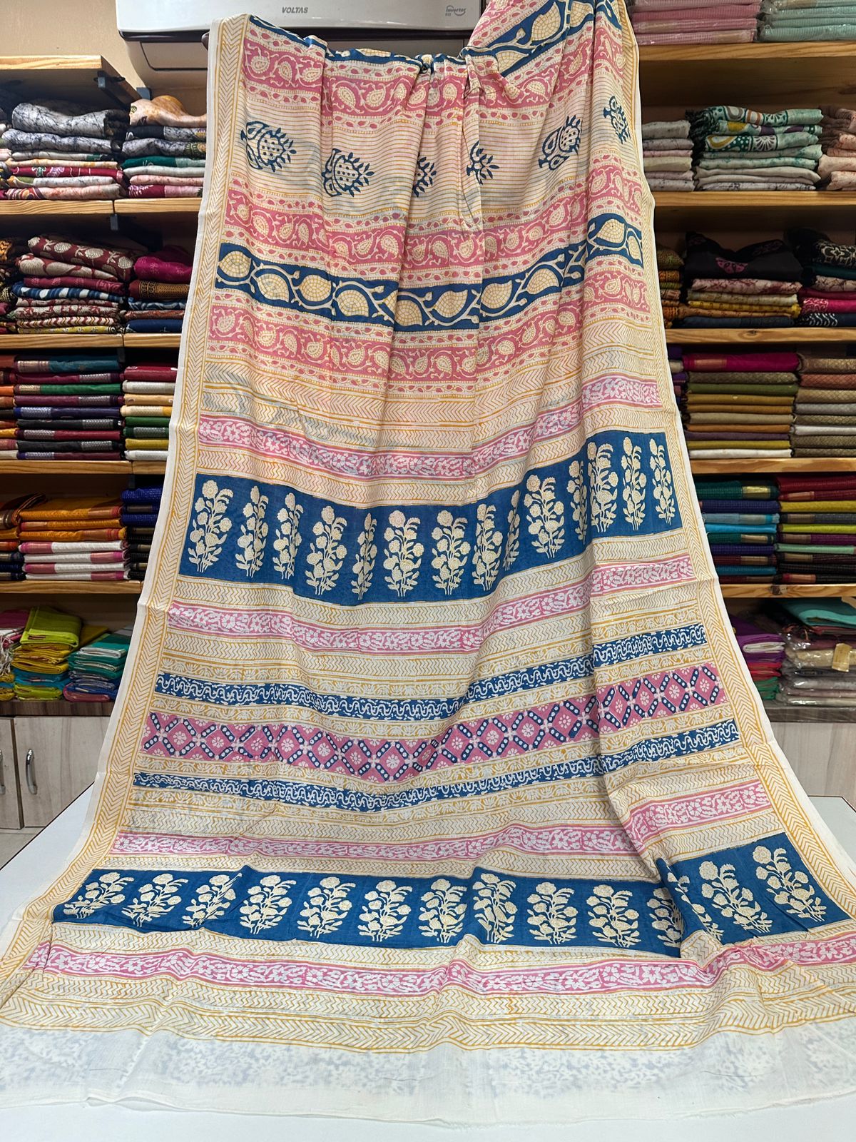 Indigo Bagh Cotton Sarees