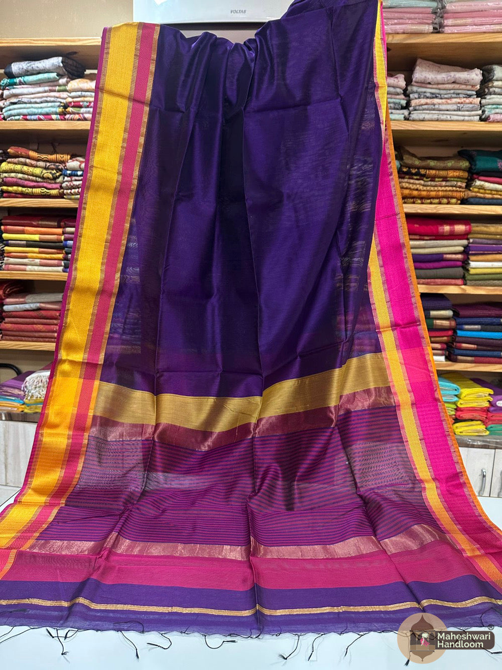 Maheshwari Ganga Jamuna Border Sarees