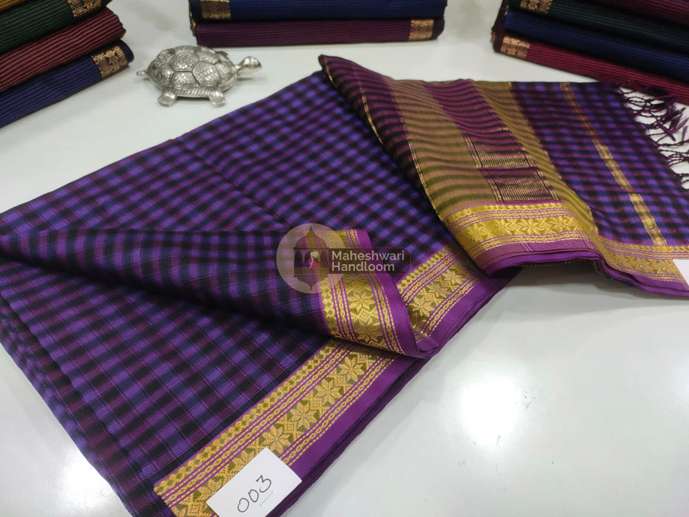 Maheshwari Garbha Reshami Saree