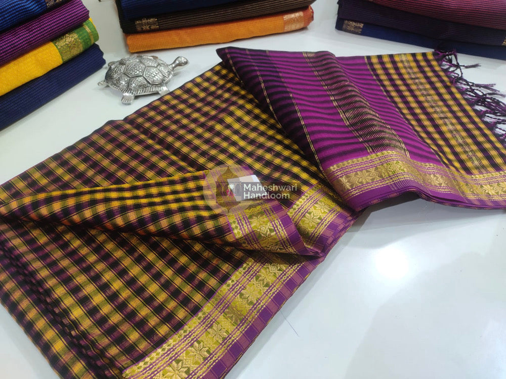 Maheshwari Garbha Reshami Saree