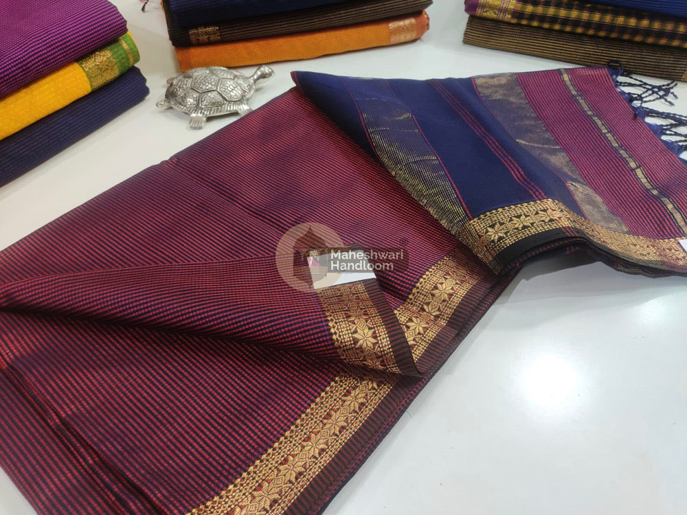 Maheshwari Garbha Reshami Saree
