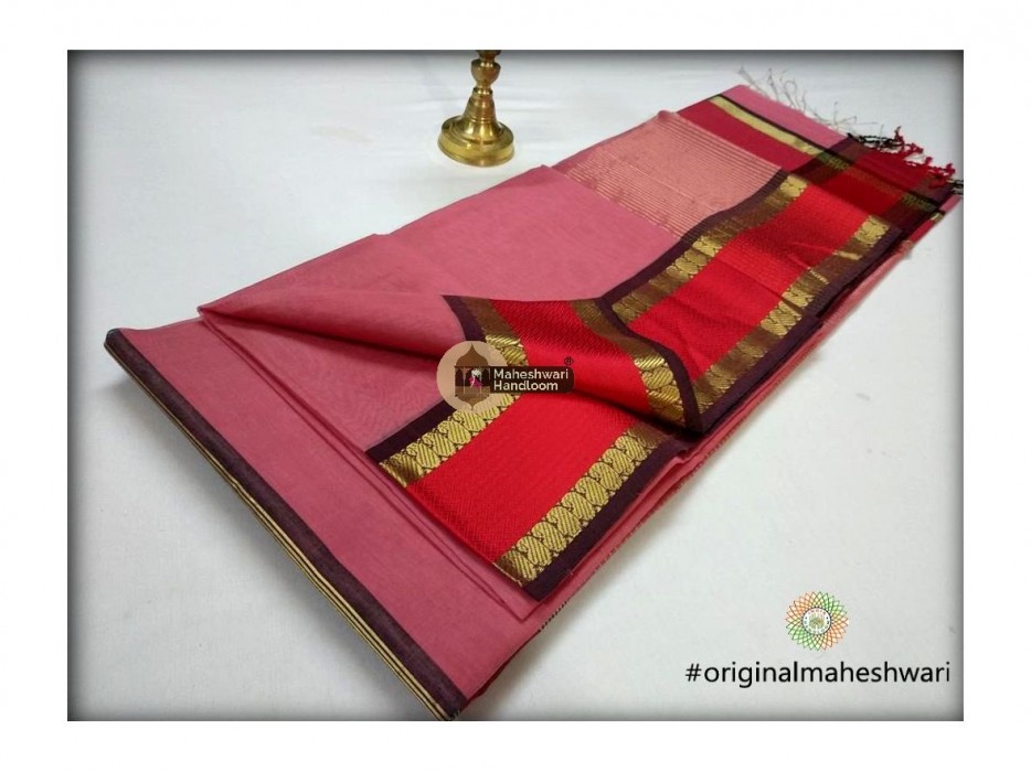 Maheshwari  Keri buti Border Saree