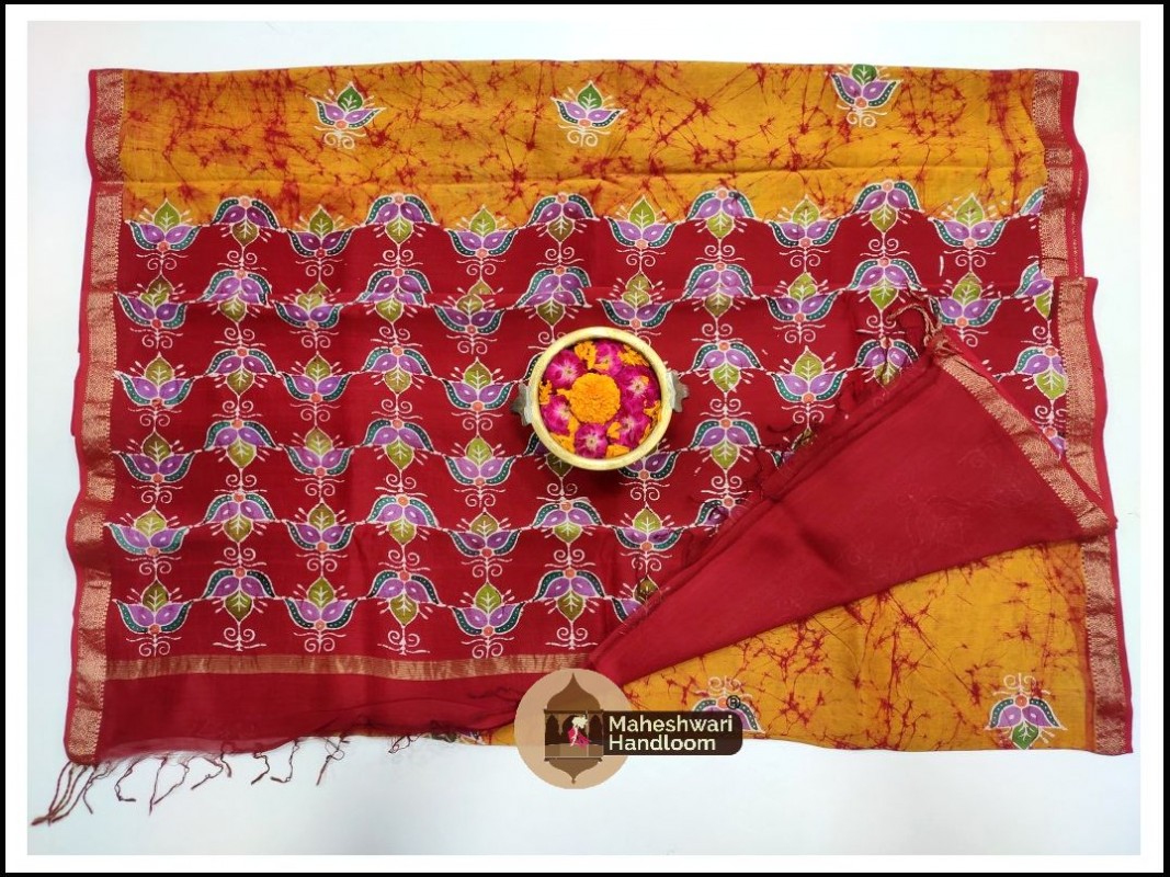 Indoasian Batik Handpainted Sarees 