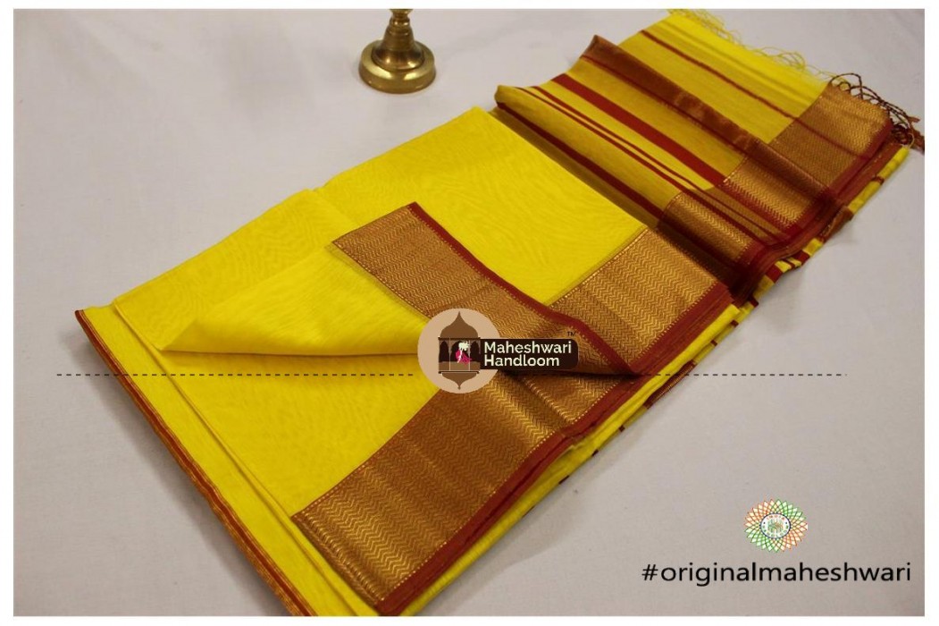 Maheshwari Jari W Border Saree