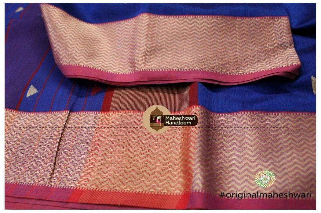 Maheshwari Resham Buti Saree